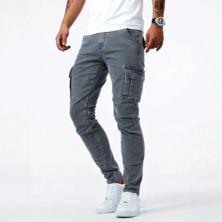 EMILIANO | JEANS CARGO STRETCH