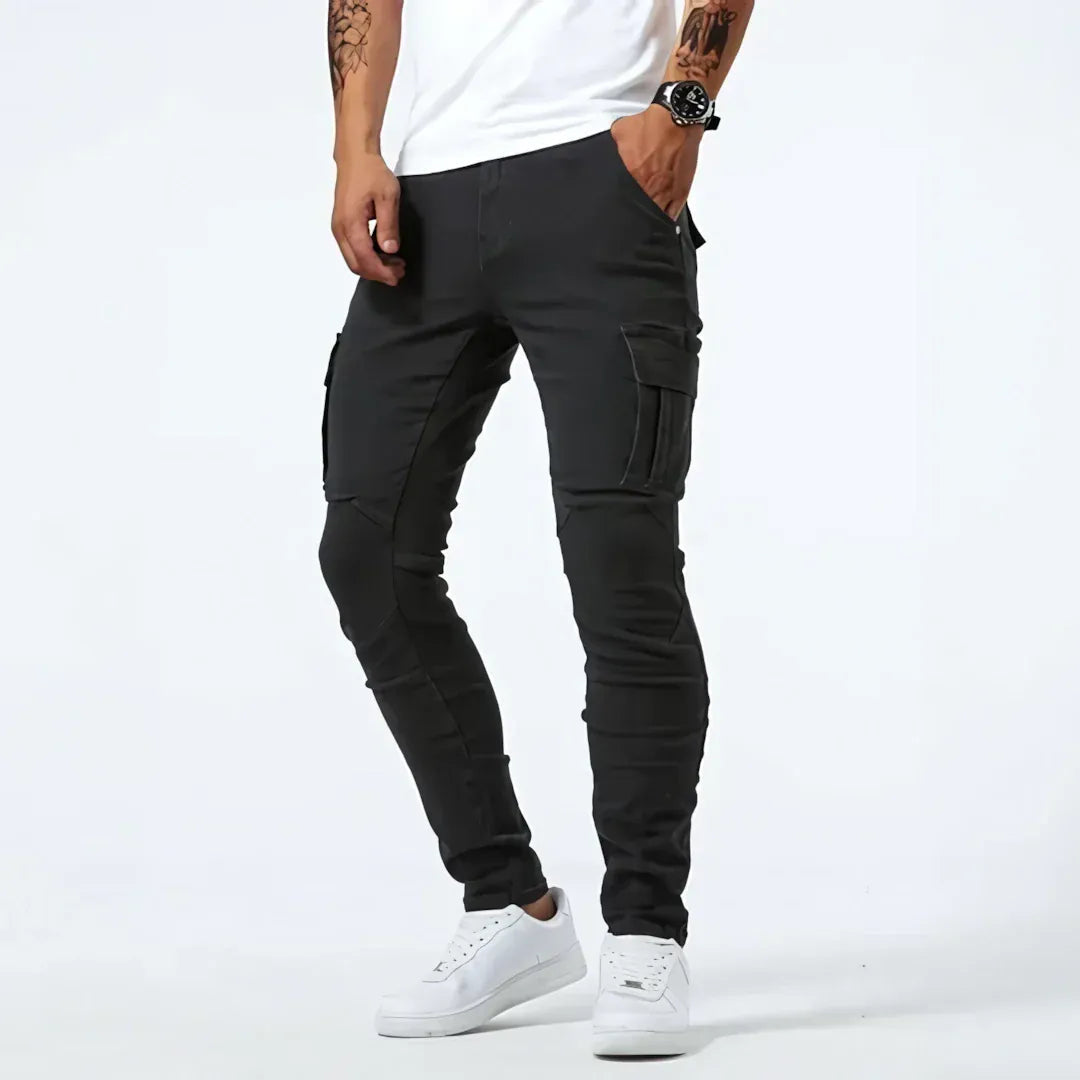 EMILIANO | JEANS CARGO STRETCH